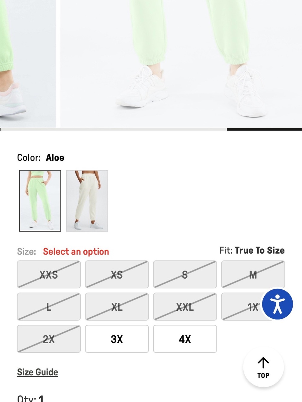 Fabletics High Rise Fleece Sweatpants - Picture 4 of 4